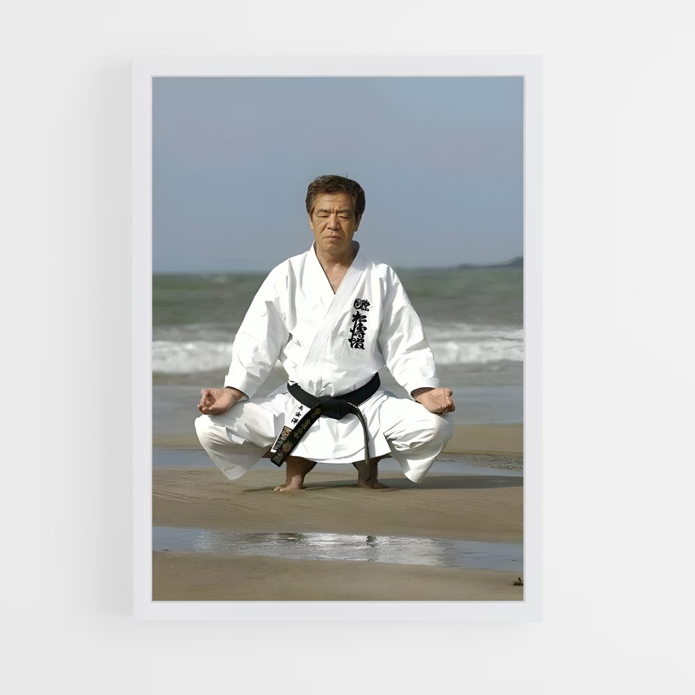 Poster Hirokazu kanazawa – affiche Karaté (vue 3)